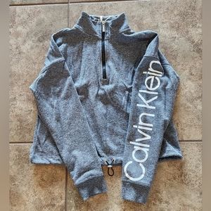 Calvin Klein Quater Zip Cropped Pullover